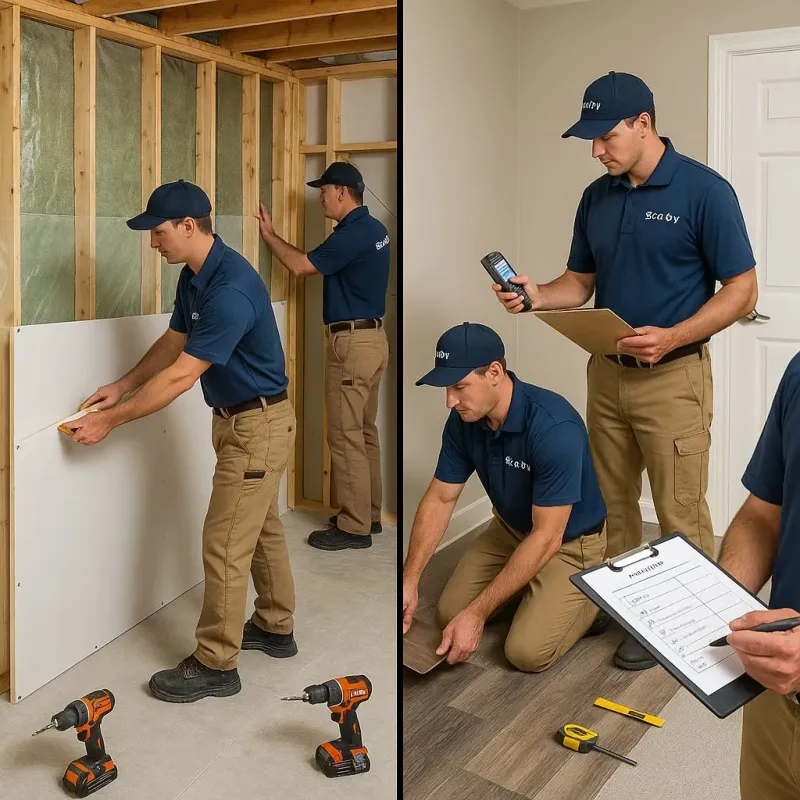 Repairs and Reconstruction process in Placitas, NM